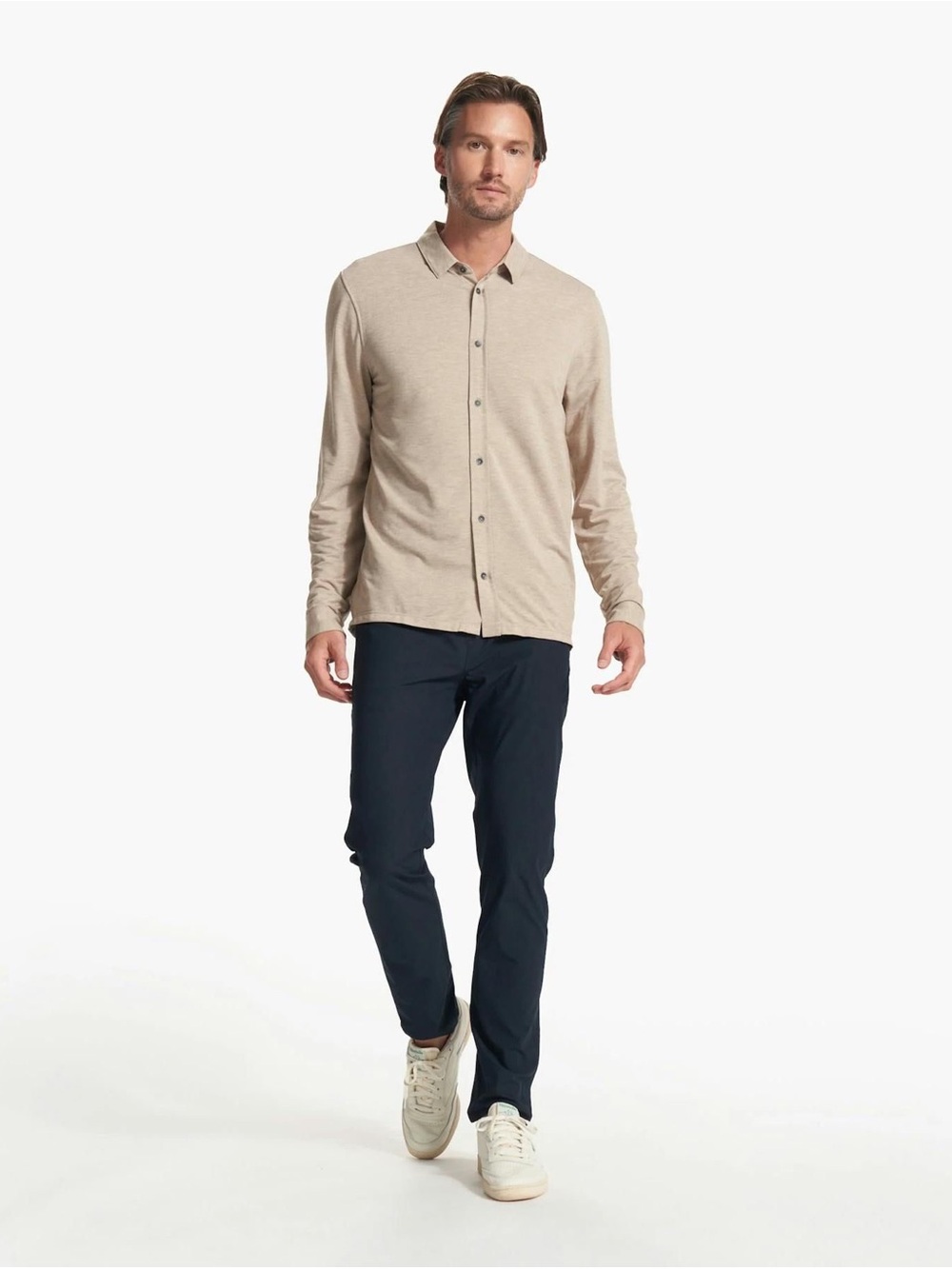 Men's Slim Stretch Navy Pants Vuori